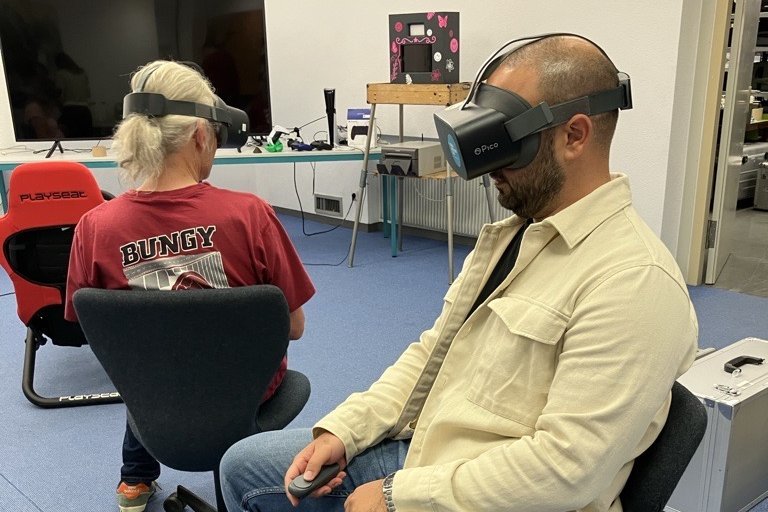 Testen der Berufo-VR-Brillen Testen der Berufo-VR-Brillen