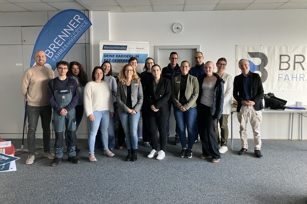 Die interessierte Besuchergruppe