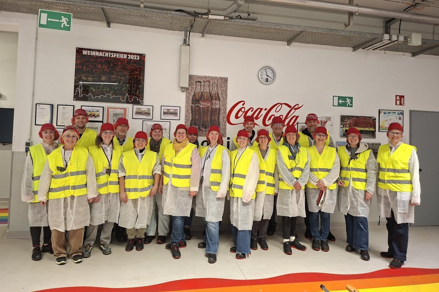 Freuen sich auf die Führung bei Coca-Cola Freuen sich auf die Führung bei Coca-Cola