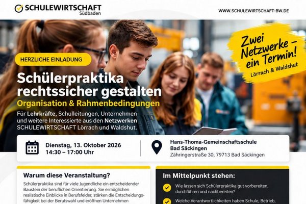 Rechtssichere Praktika für Schülerinnen und Schüler Rechtssichere Praktika für Schülerinnen und Schüler