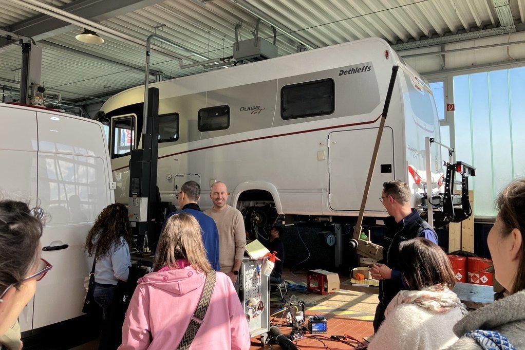Tour durch die Werkstatt