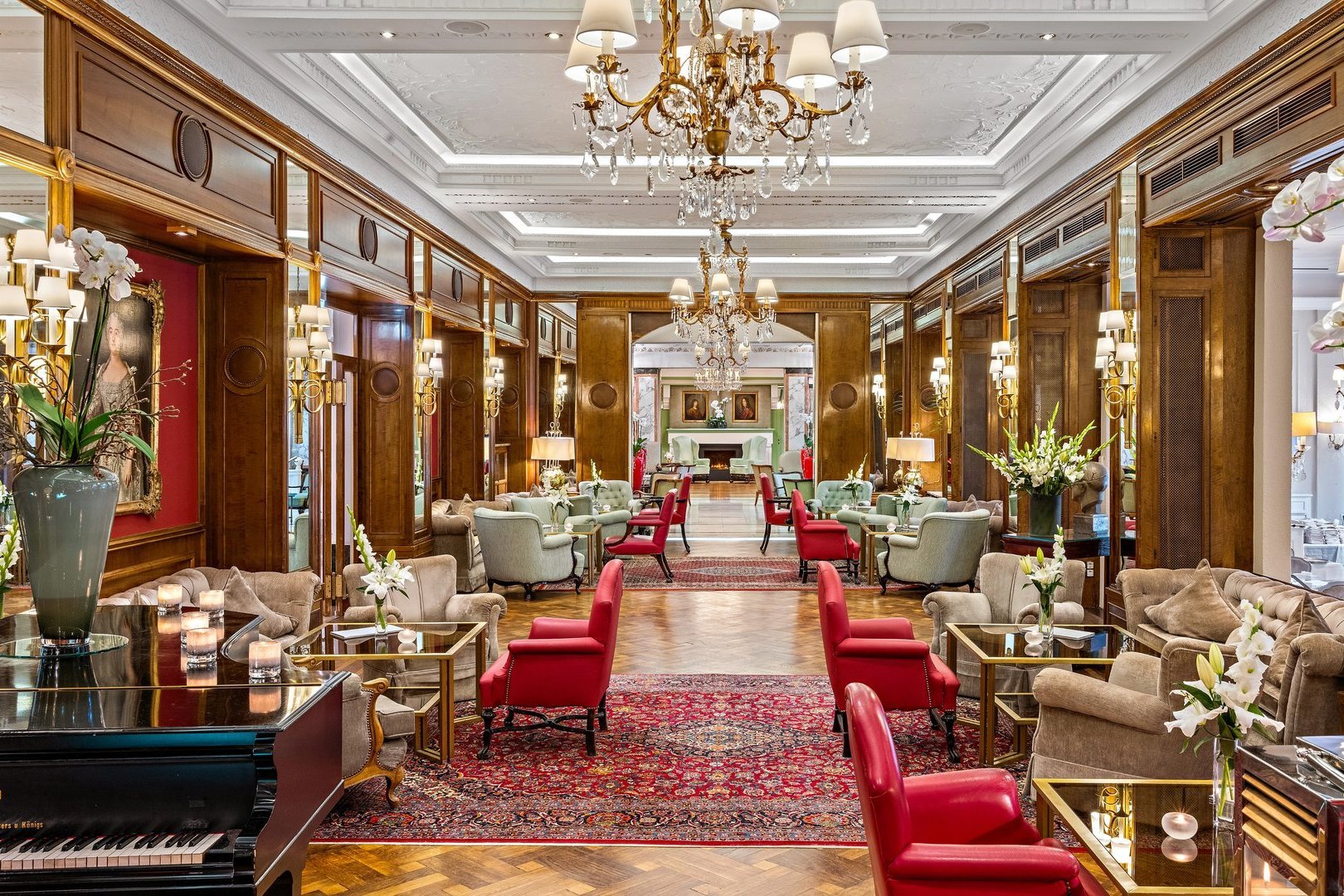 Die Lobby ©Europäischer Hof Hotel Europa Heidelberg GmbH Die Lobby ©Europäischer Hof Hotel Europa Heidelberg GmbH