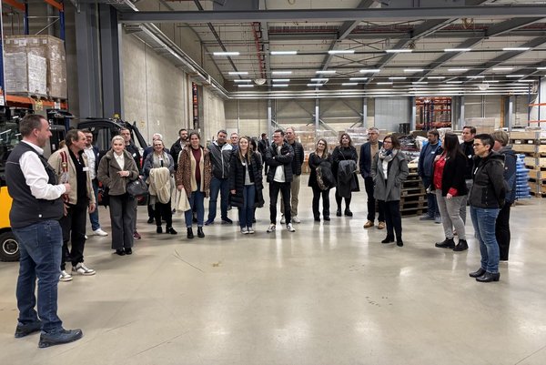 Großes Interesse - große Besuchergruppe