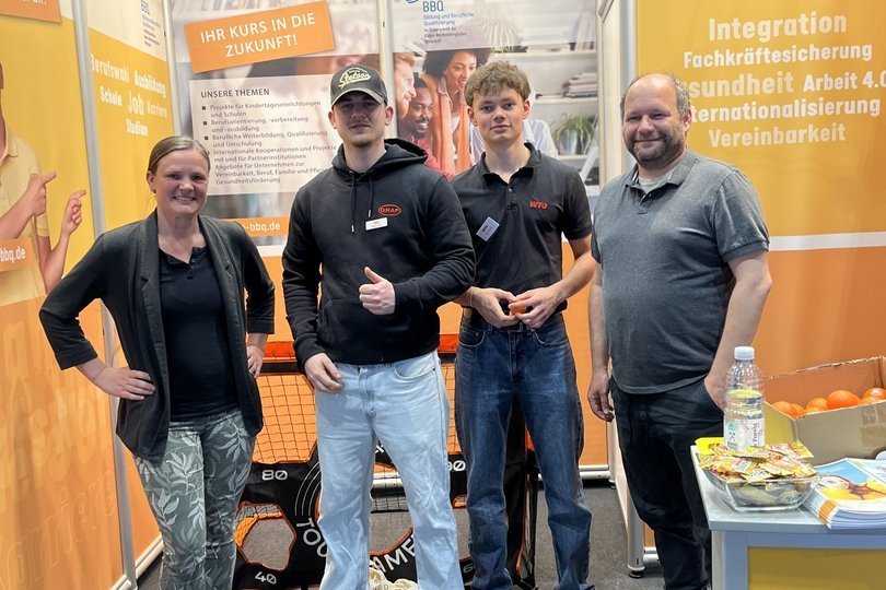 Interessante Gespräche am Stand