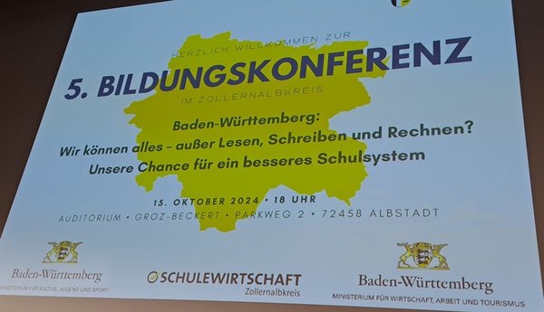 Erfolgreiche 5. Bildungskonferenz im Zollernalbkreis
