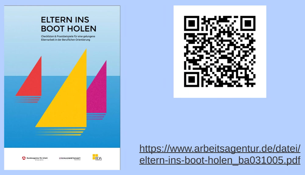 Leitfaden "Eltern ins Boot holen"